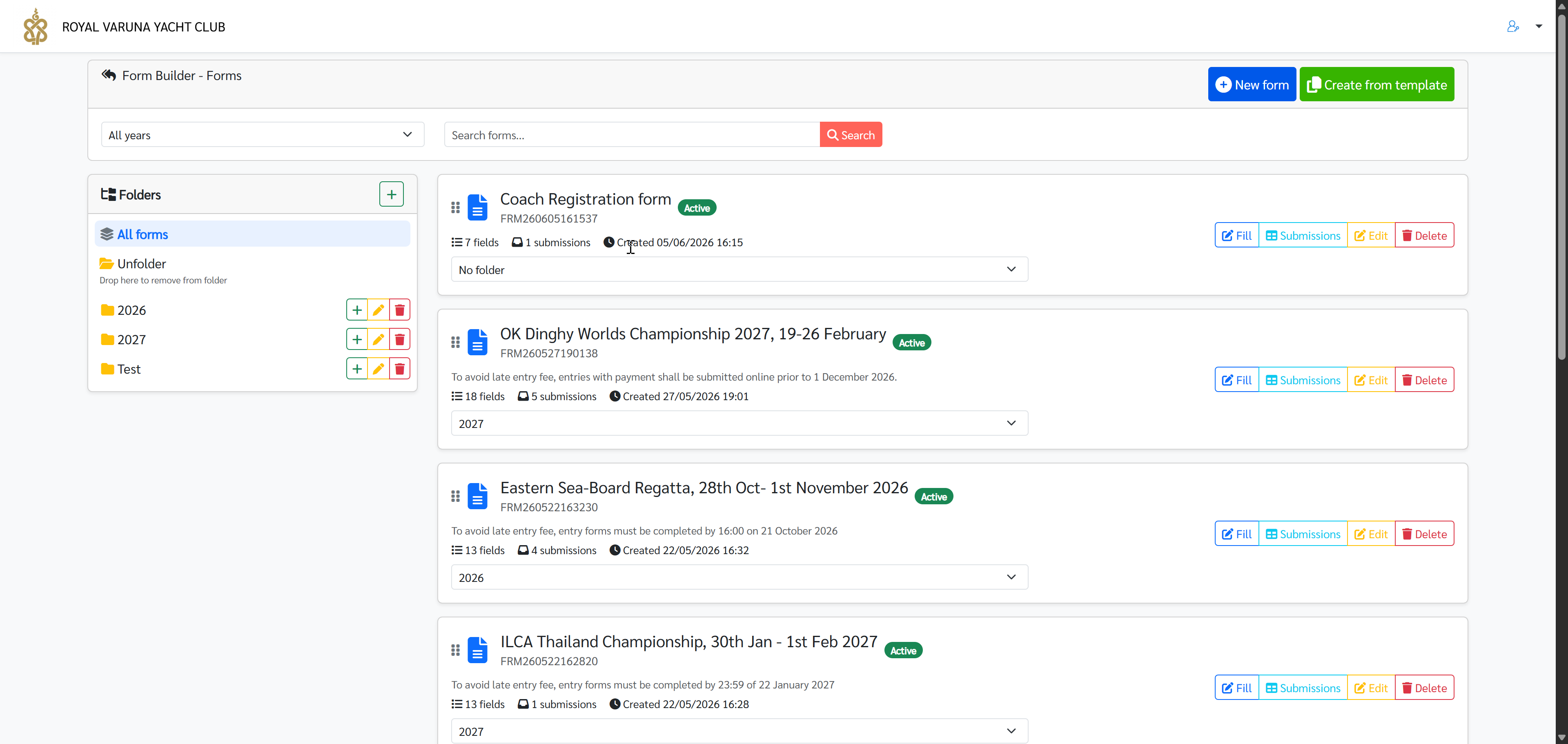 หน้าจอ GoodPay — Form Builder